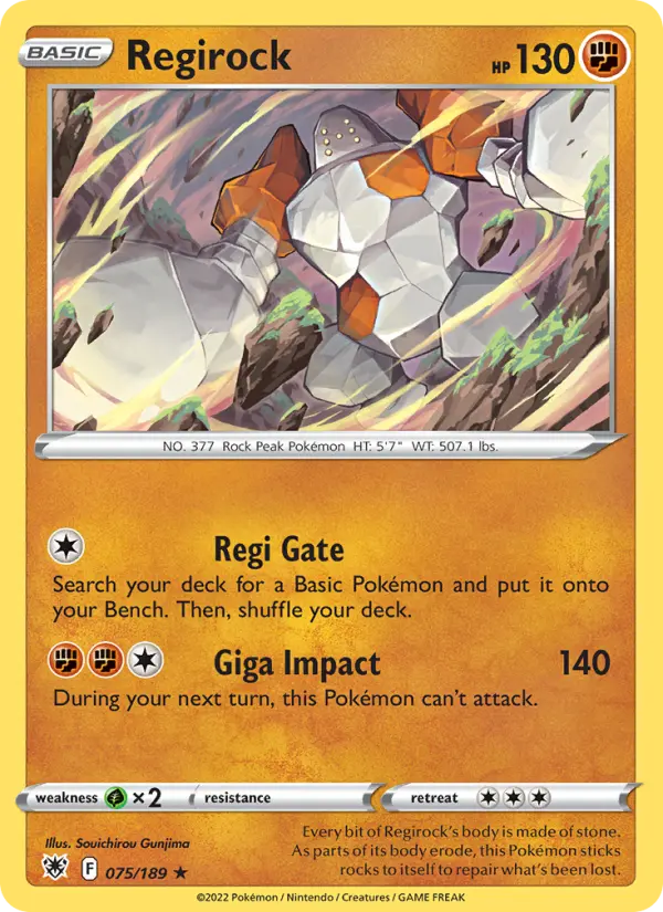 Regirock, 075/189