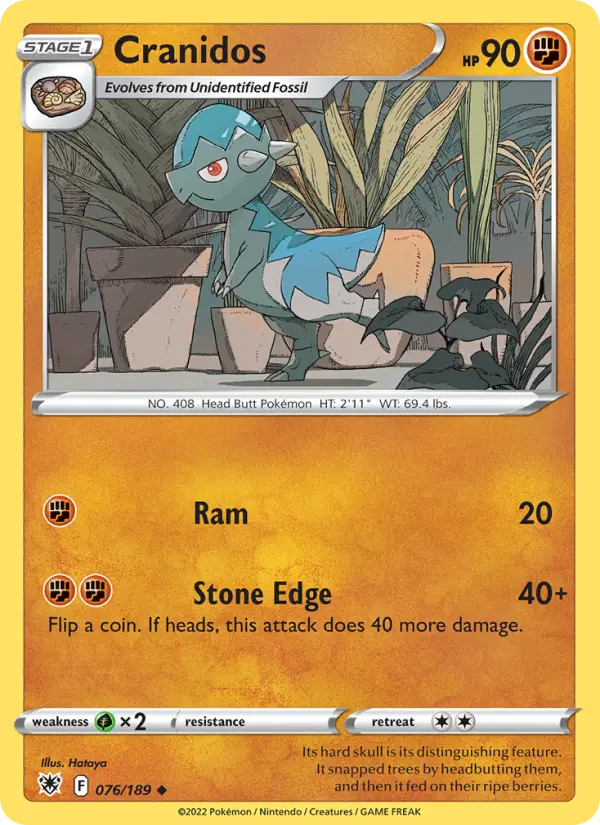Cranidos, 076/189