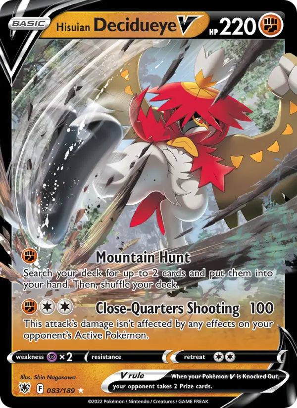 Hisuian Decidueye V, 083/189