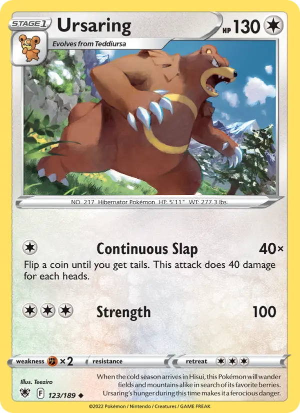Ursaring, 123/189