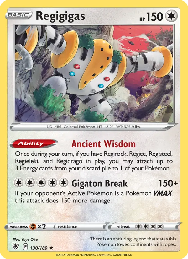 Regigigas, 130/189