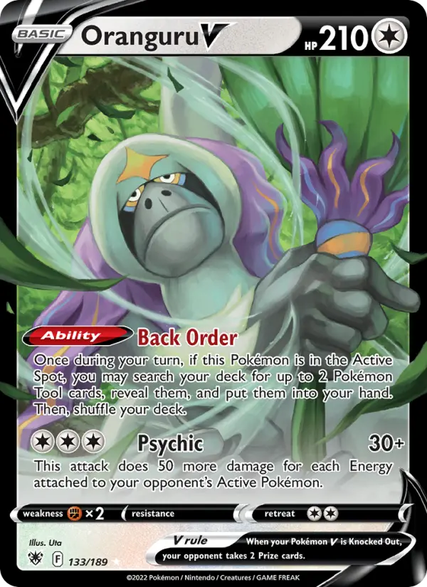 Oranguru V, 133/189