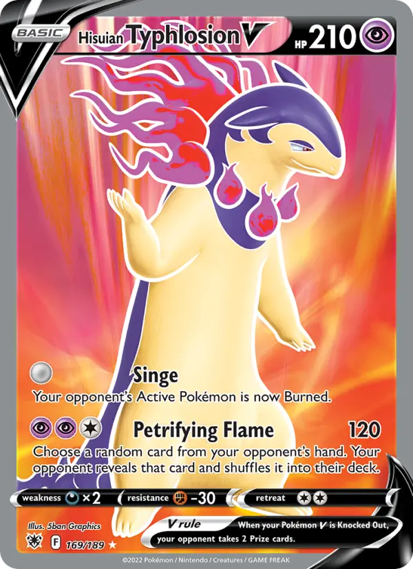 Hisuian Typhlosion V, 169/189