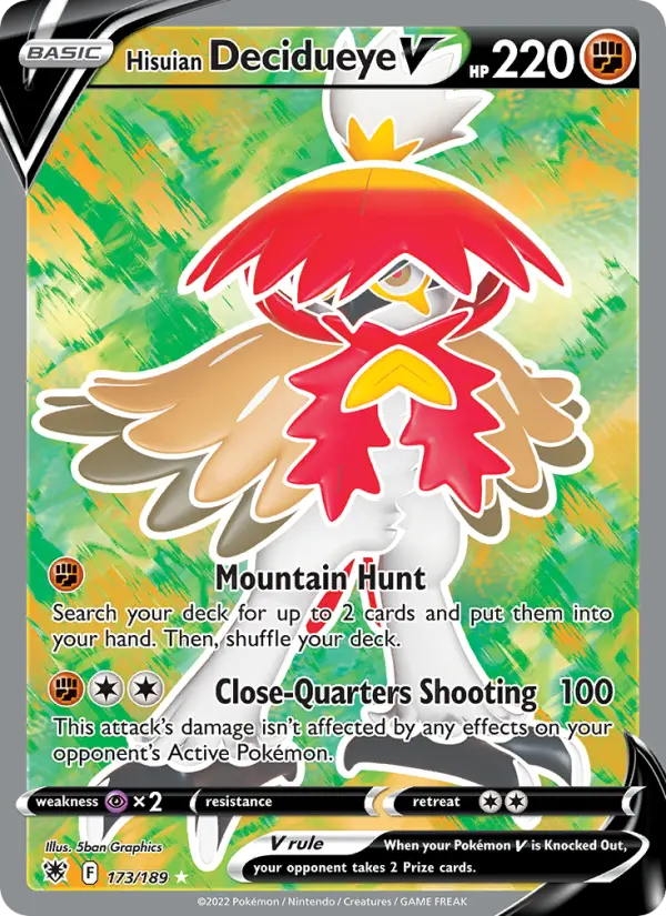 Hisuian Decidueye V, 173/189