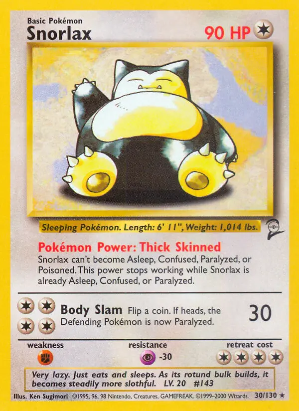 Snorlax, 030/130