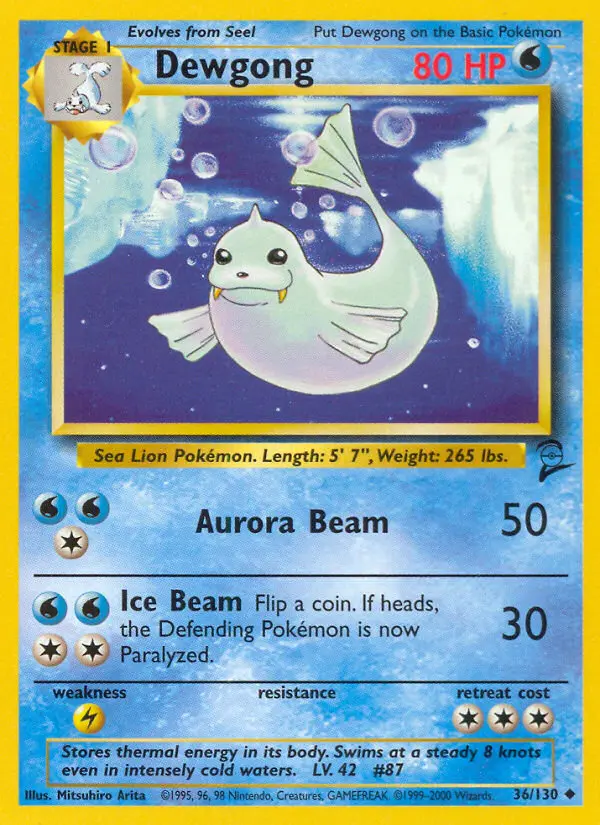 Dewgong, 036/130