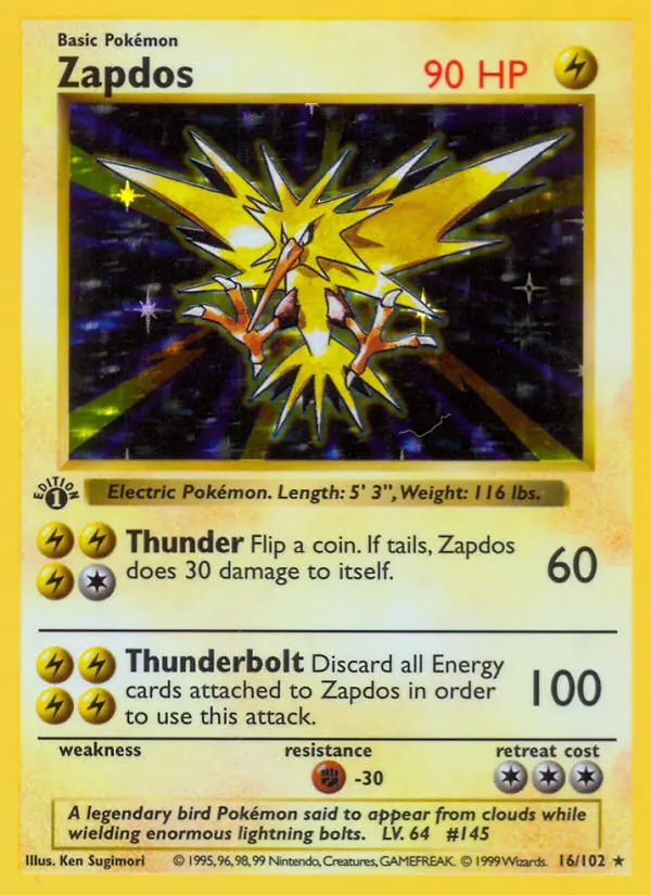 Zapdos, 016/102