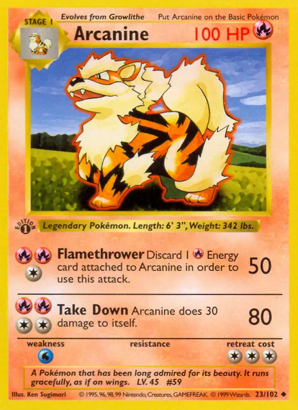 Arcanine, 023/102