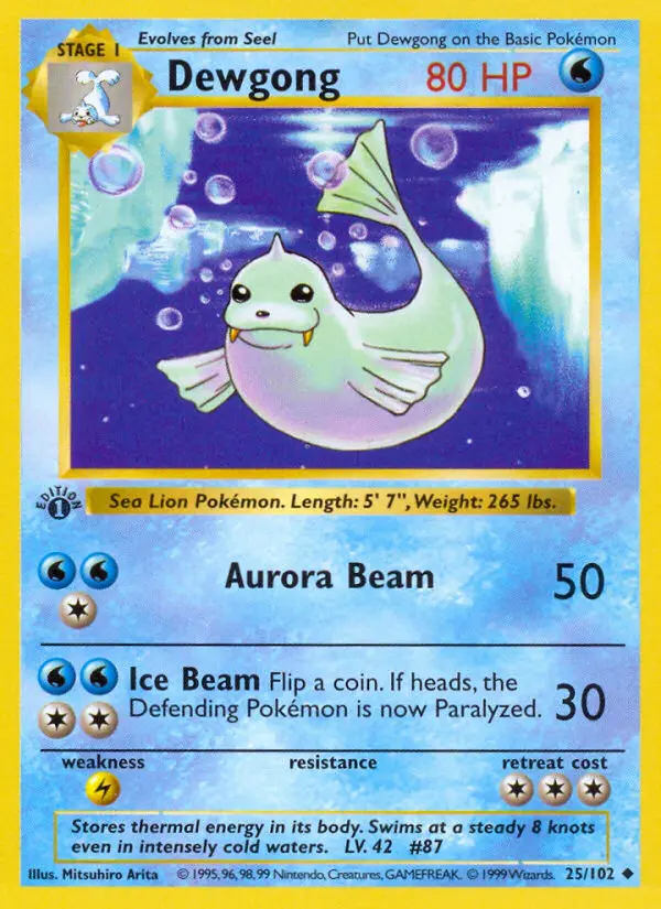 Dewgong, 025/102