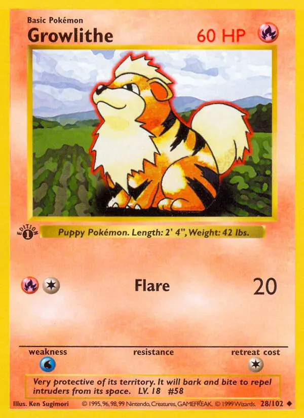 Growlithe, 028/102
