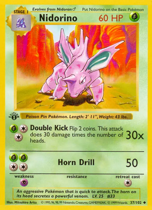 Nidorino, 037/102