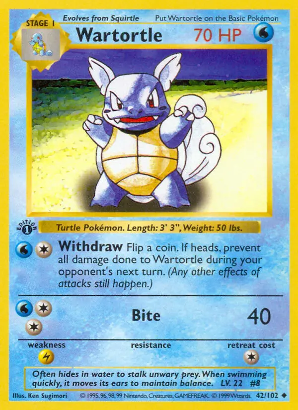 Wartortle, 042/102