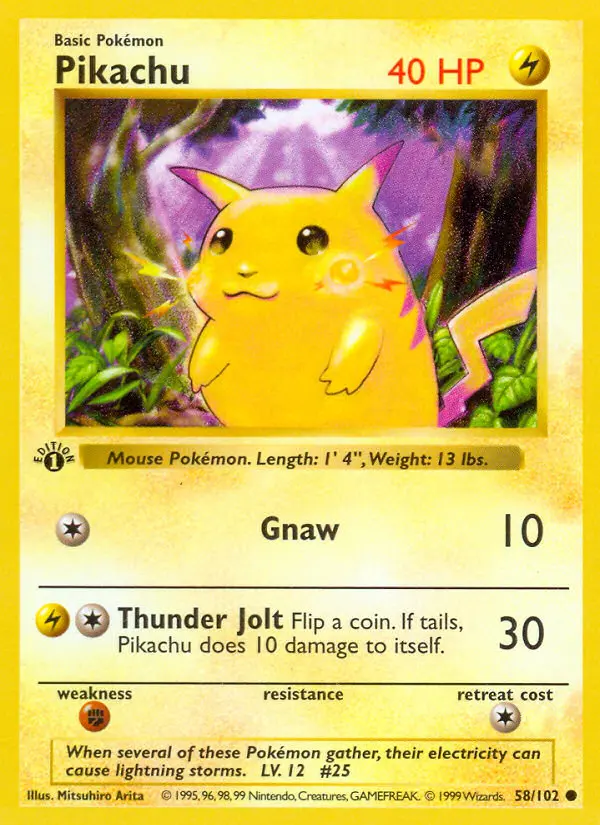 Pikachu, 058/102