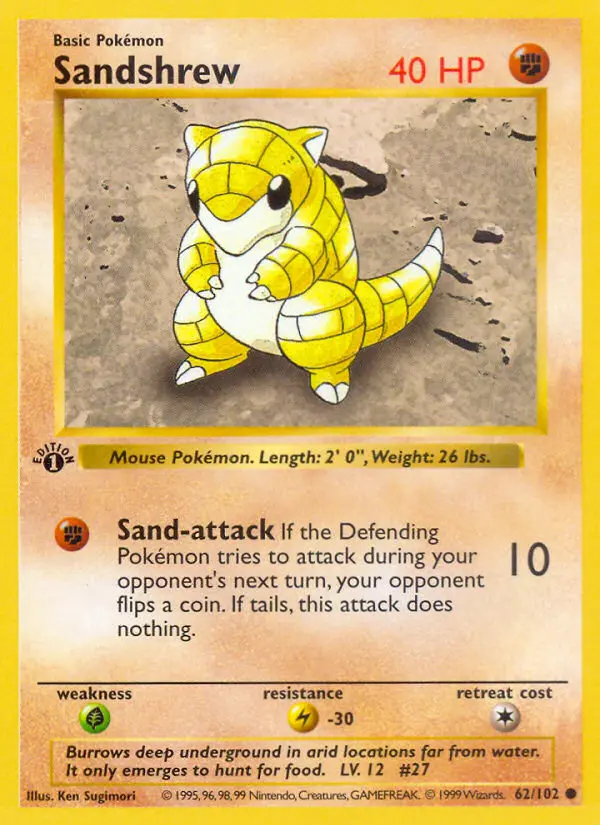 Sandshrew, 062/102