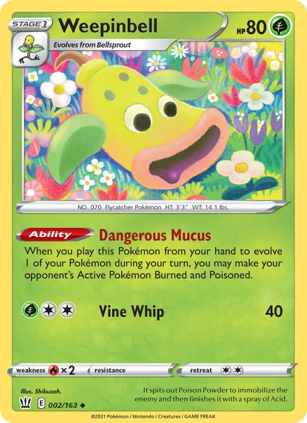 Weepinbell, 002/163
