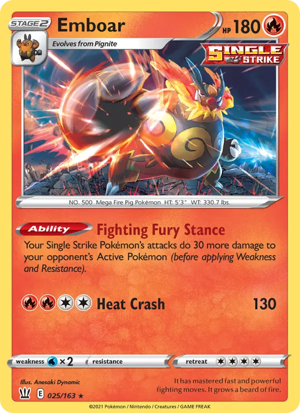 Emboar, 025/163