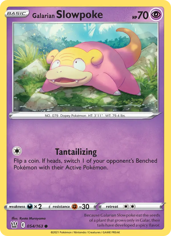 Galarian Slowpoke, 054/163