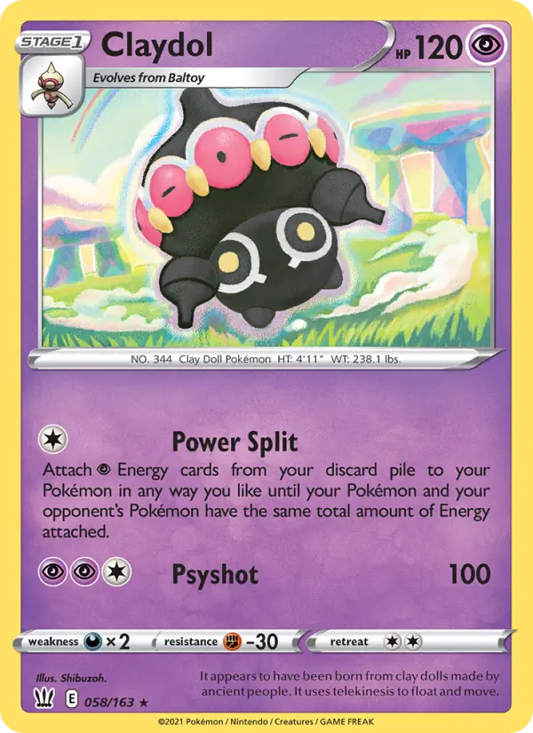 Claydol, 058/163