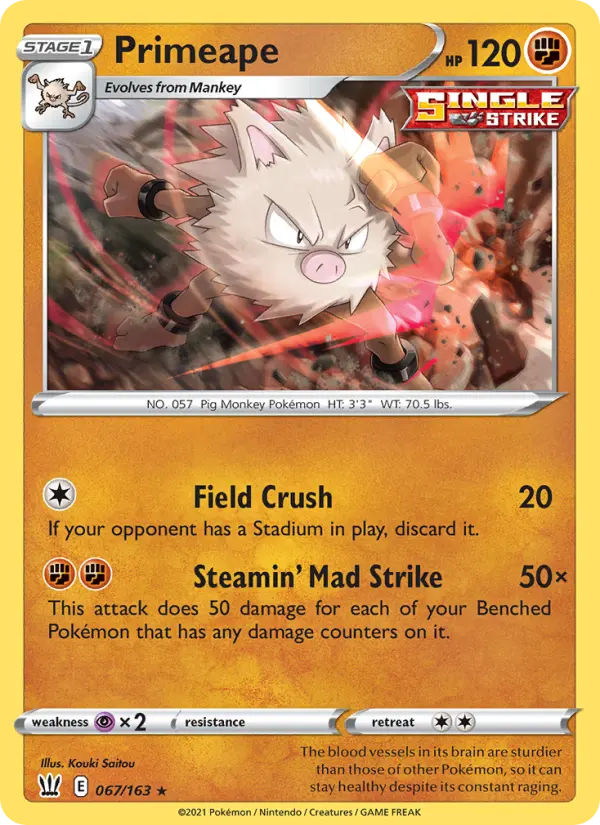 Primeape, 067/163