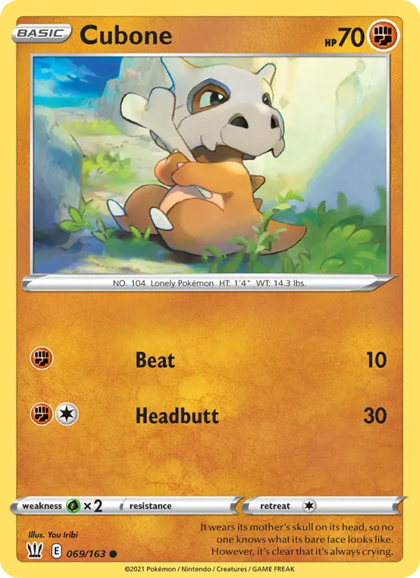 Cubone, 069/163