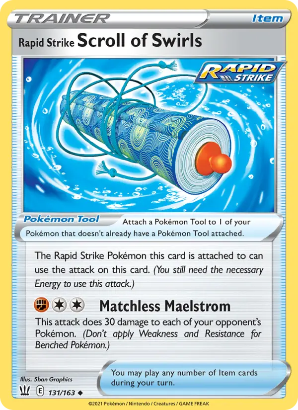 Rapid Strike Scroll of Swirls, 131/163
