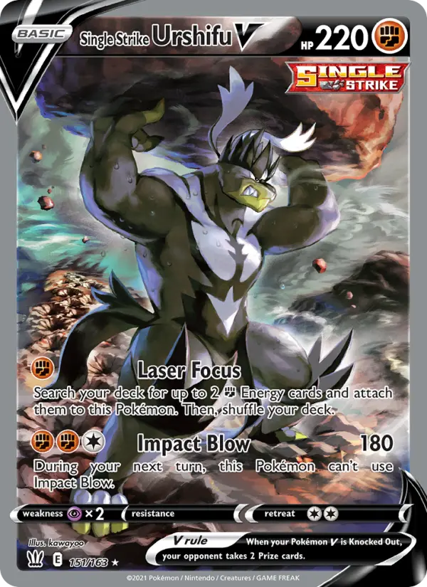 Single Strike Urshifu V, 151/163