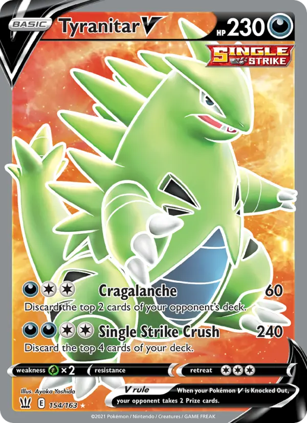 Tyranitar V, 154/163