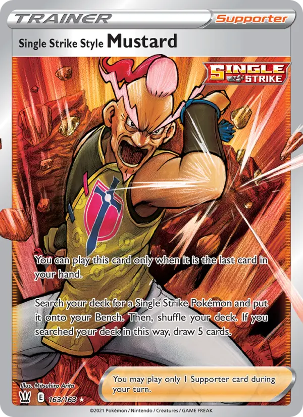 Single Strike Style Mustard, 163/163