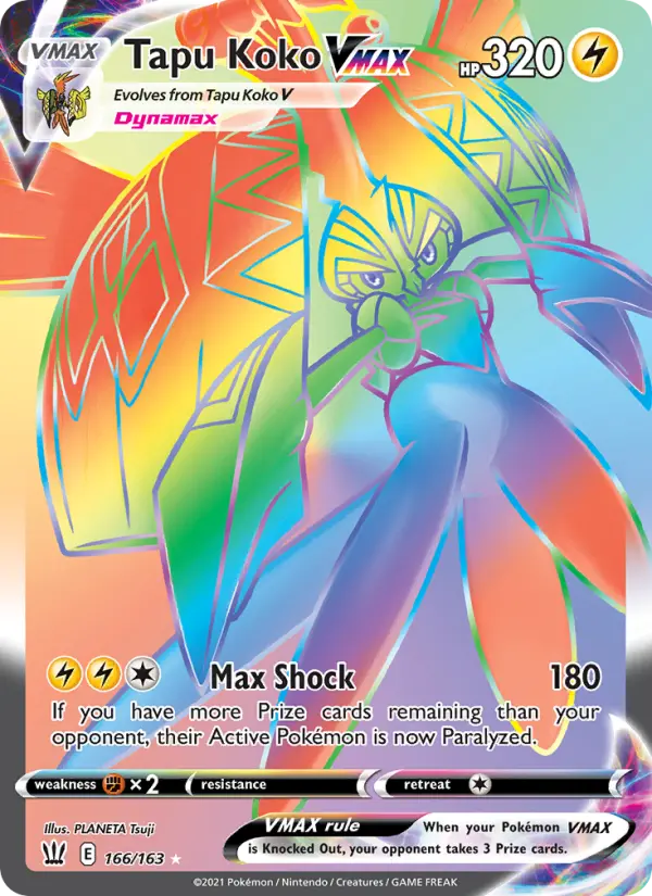 Tapu Koko VMAX, 166/163