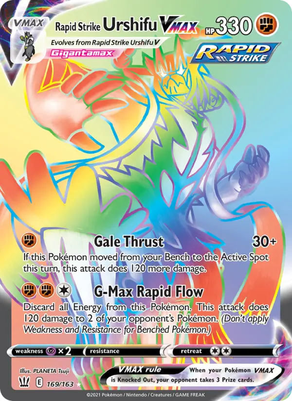Rapid Strike Urshifu VMAX, 169/163