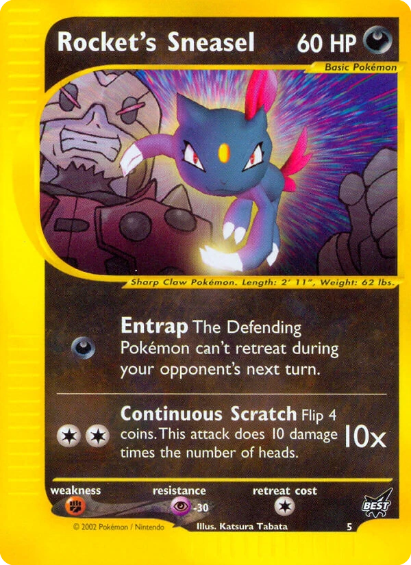 Rocket's Sneasel, 005/009