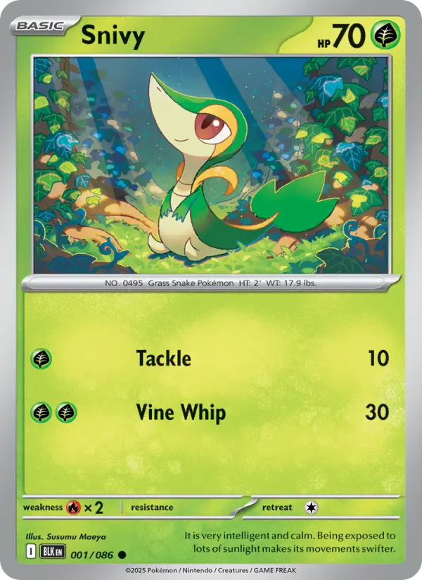 Snivy, 001/086