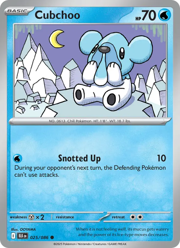 Cubchoo, 025/086