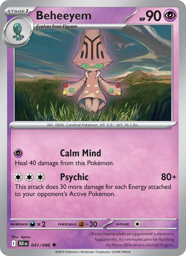 Beheeyem, 041/086