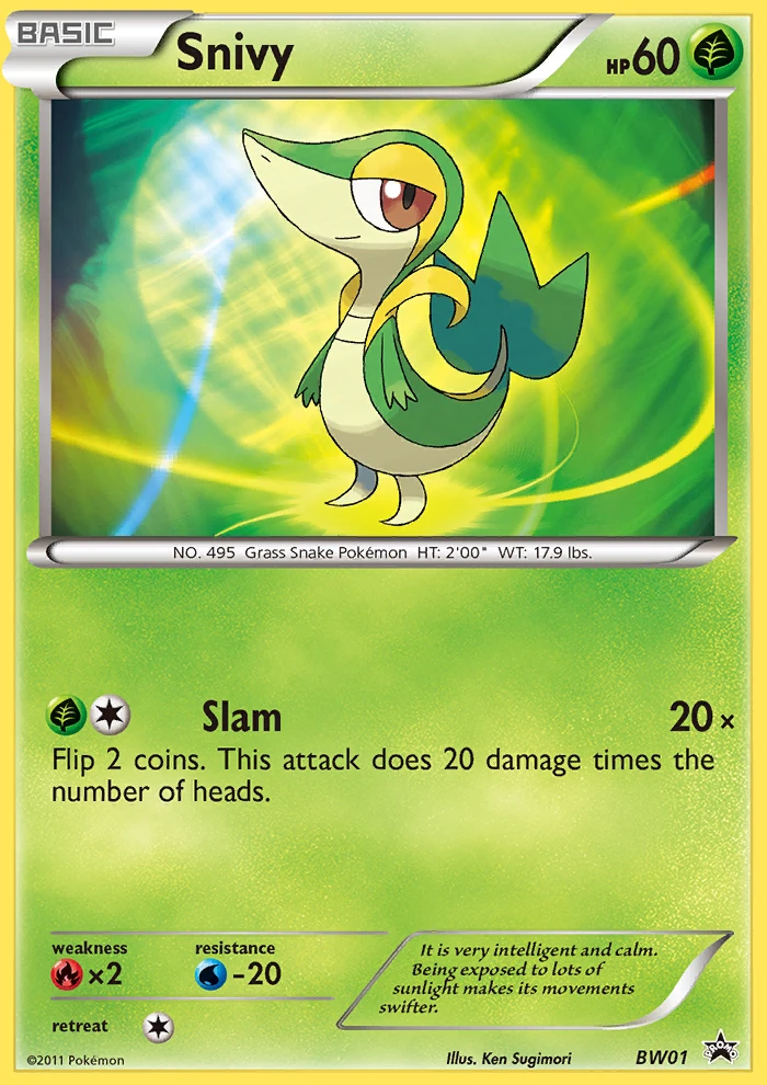 Snivy, BW01/BW101