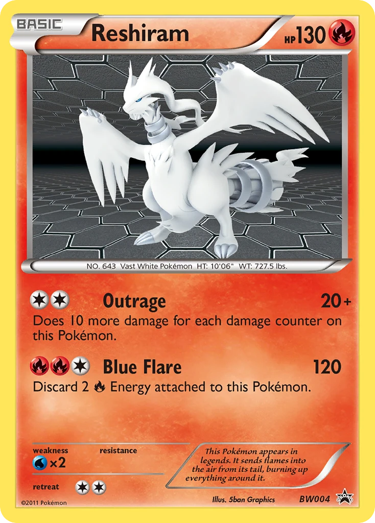 Reshiram, BW004/BW101