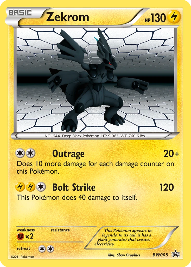 Zekrom, BW005/BW101