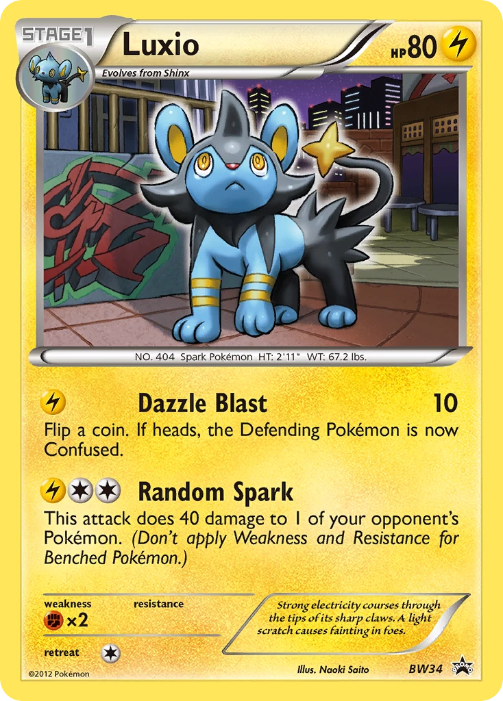 Luxio, BW34/BW101