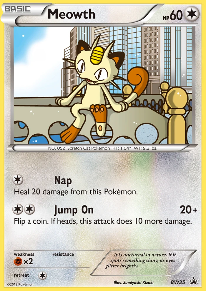 Meowth, BW35/BW101