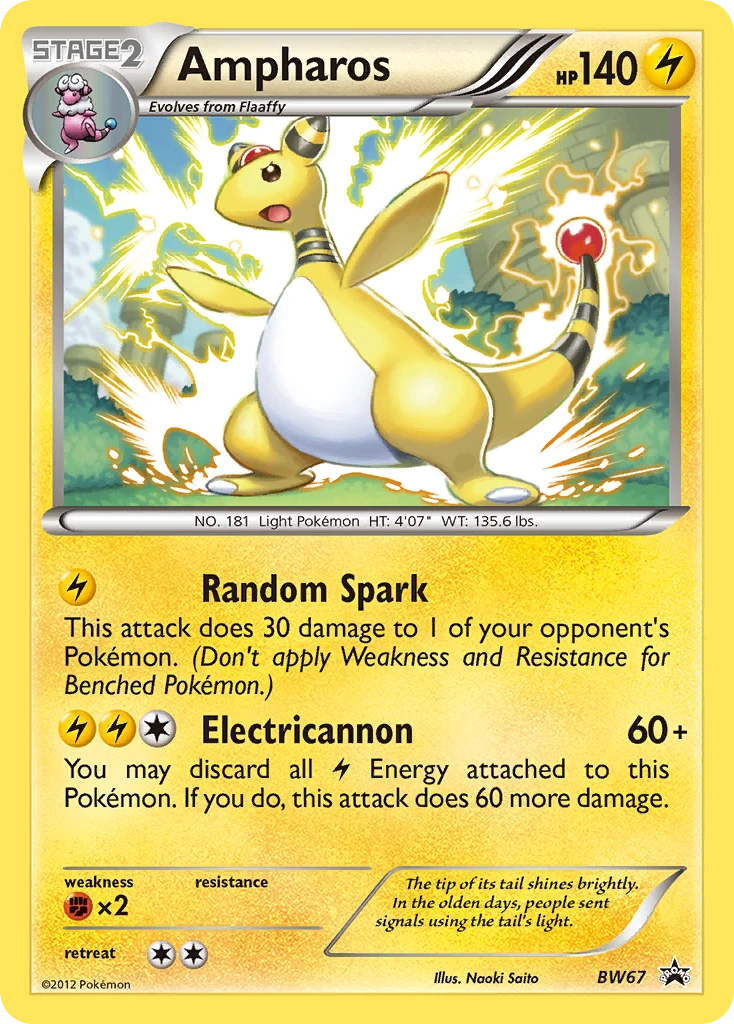 Ampharos, BW67/BW101