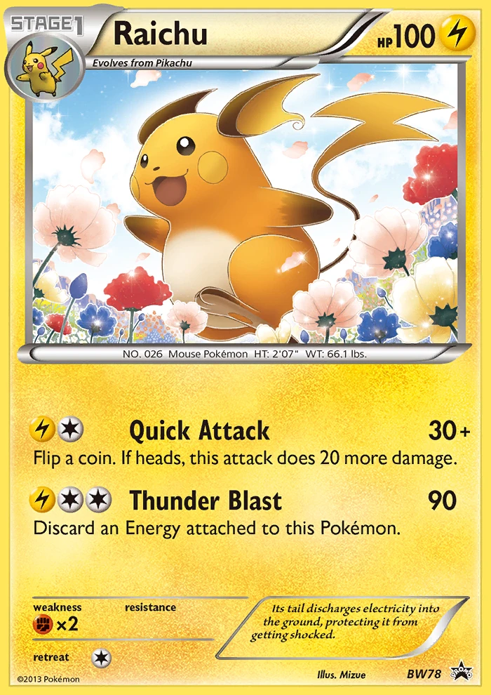 Raichu, BW78/BW101