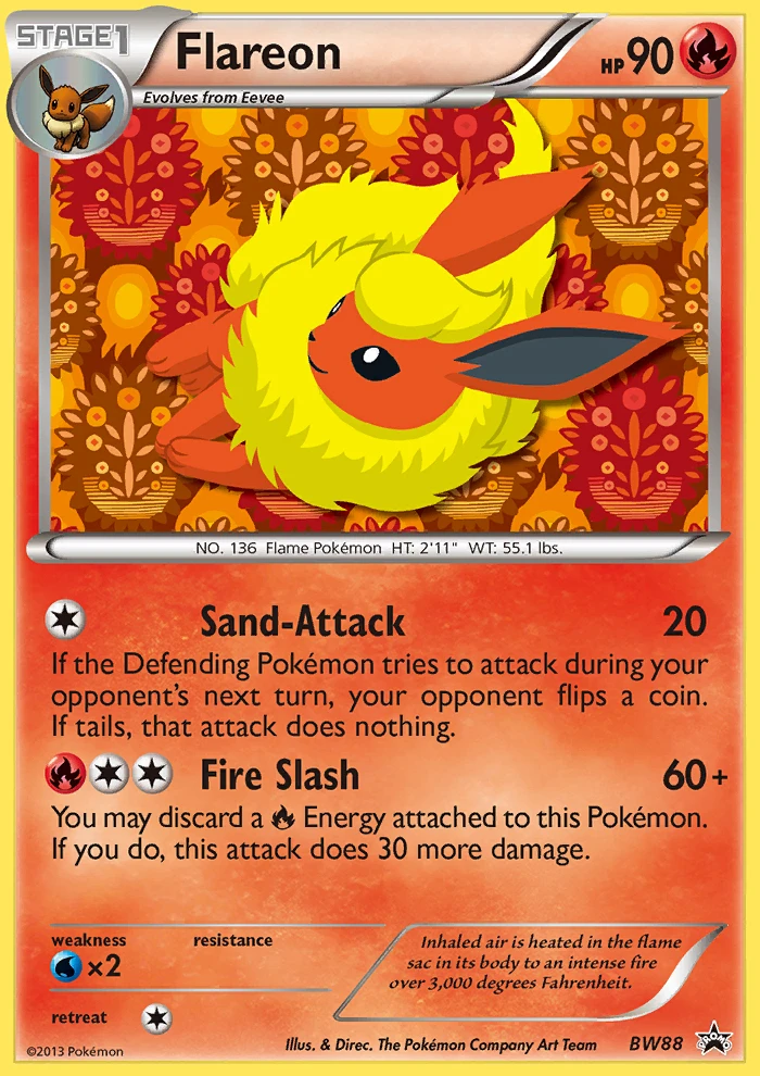 Flareon, BW88/BW101