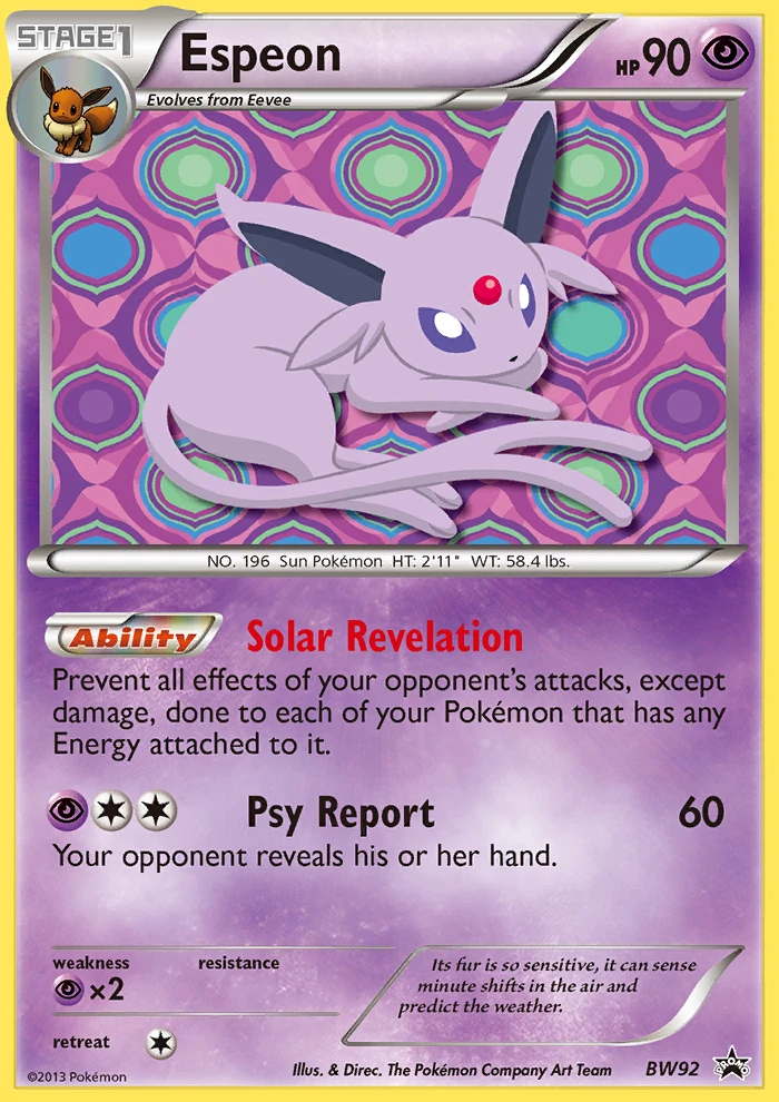 Espeon, BW92/BW101