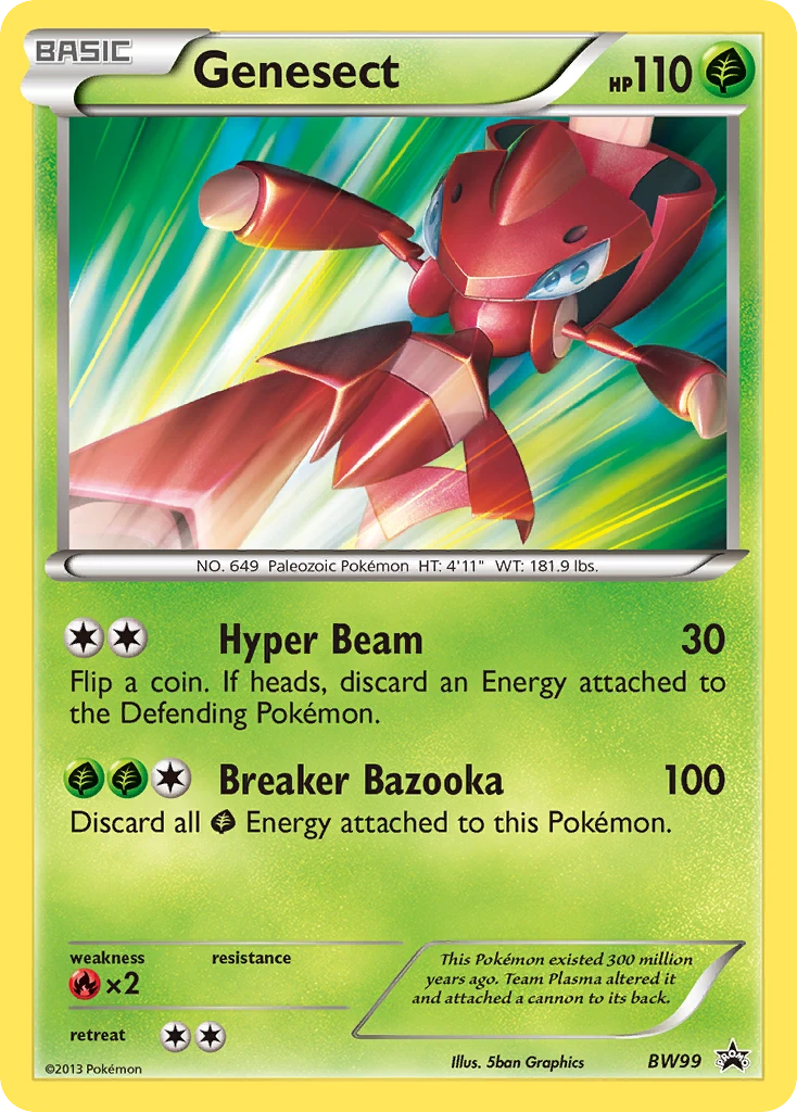 Genesect, BW99/BW101