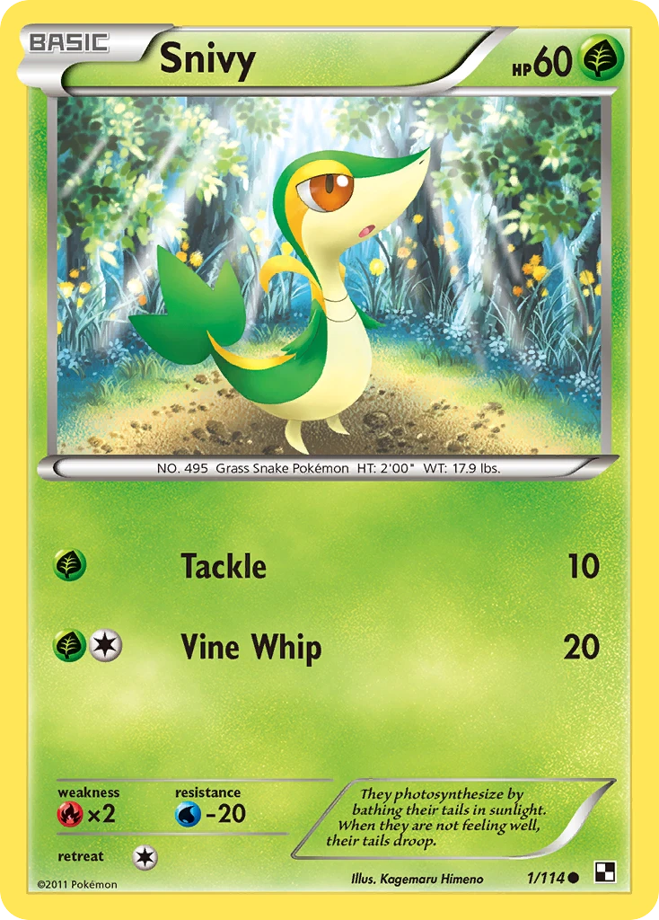 Snivy, 001/114