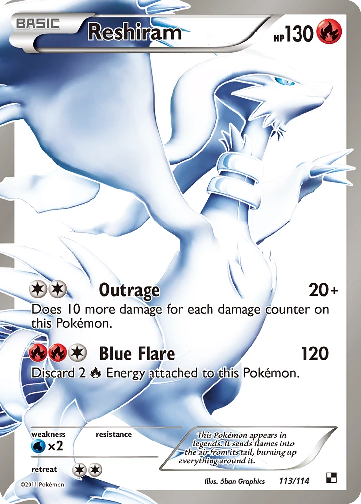 Reshiram, 113/114