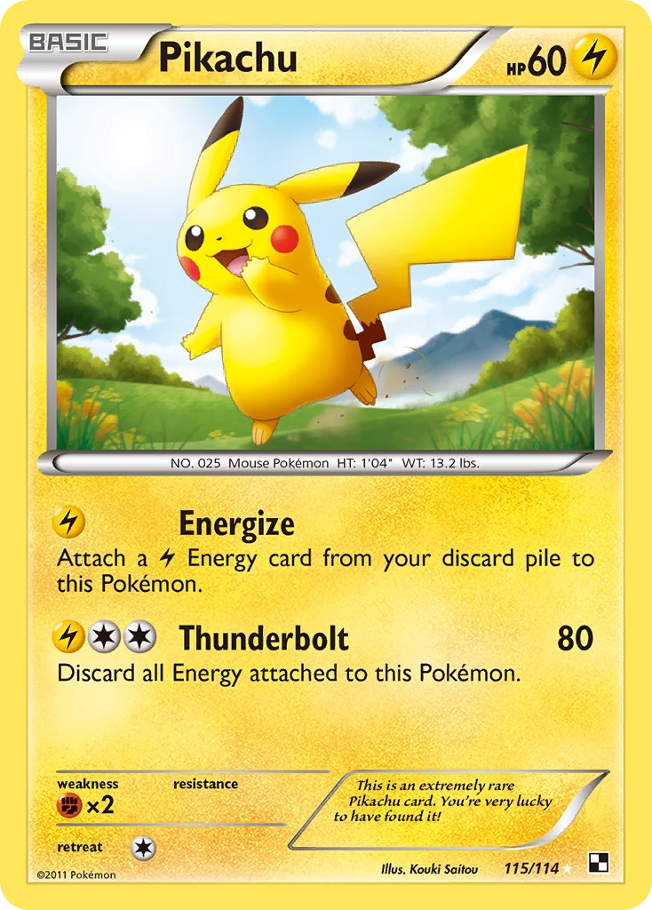 Pikachu, 115/114