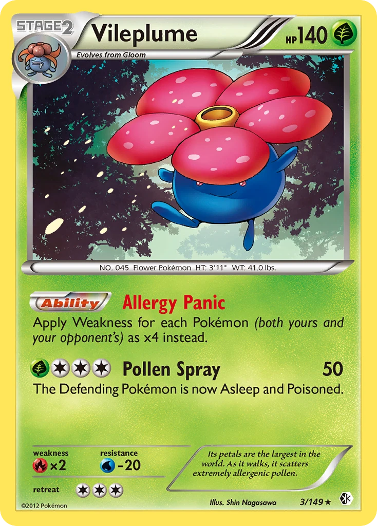 Vileplume, 003/149