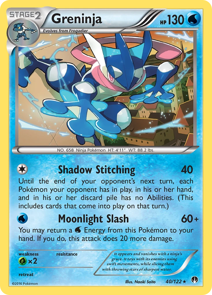 Greninja, 040/122