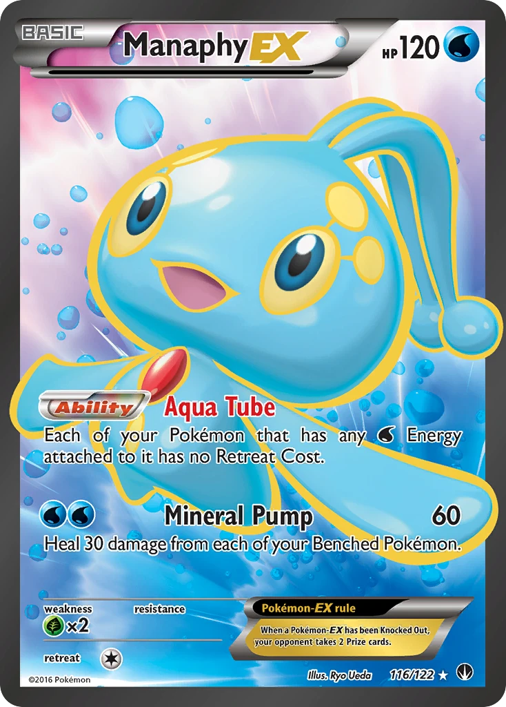 Manaphy-EX, 116/122